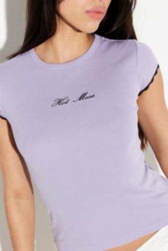 UO - T-shirt court Hot Mess par en Violet taille: Small - Urban Outfitters - Modalova