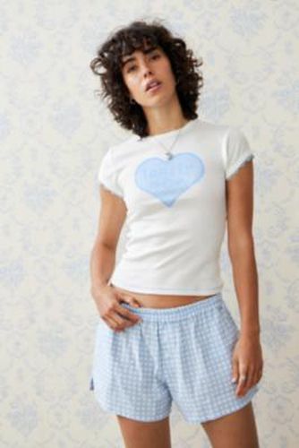 T-shirt UO Lonely Baby par en Blanc taille: XS - Urban Outfitters - Modalova