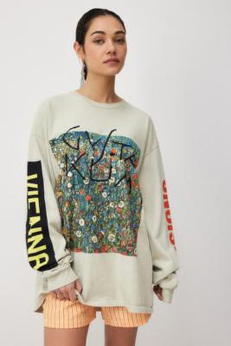 UO - T-shirt de skate Gustav Klimt manches longues par en Blanc taille: Small/Medium - Urban Outfitters - Modalova