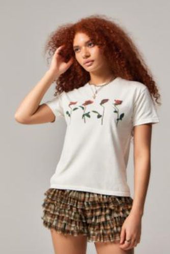 T-shirt UO Roses par en taille: Medium/Large - Urban Outfitters - Modalova