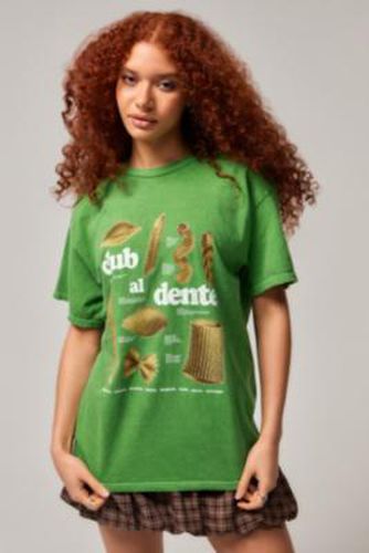 T-shirt UO Club Al Dente par en Green taille: Small - Urban Outfitters - Modalova