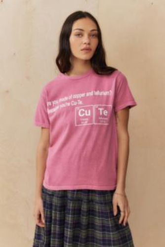 T-shirt périodique UO Cu-Te par en taille: Medium/Large - Urban Outfitters - Modalova