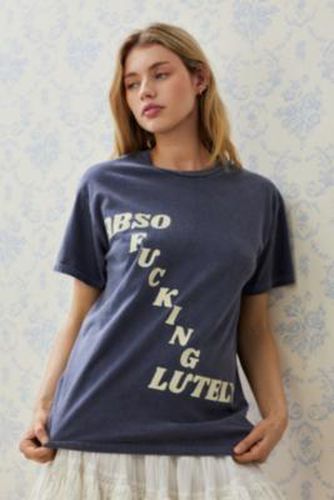 UO - T-shirt boyfriend Absof*ckinglutely par en Bleu marine taille: XS - Urban Outfitters - Modalova