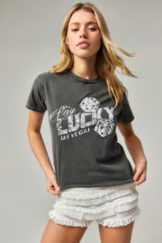 UO - T-shirt raccourci Lucky par en Noir taille: Medium/Large - Urban Outfitters - Modalova