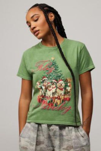 T-shirt ample UO Feliz Navidog par en taille: Medium/Large - Urban Outfitters - Modalova