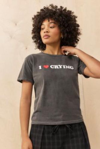 UO J'aime Pleurer T-Shirt Décontracté par en taille: Medium/Large - Urban Outfitters - Modalova