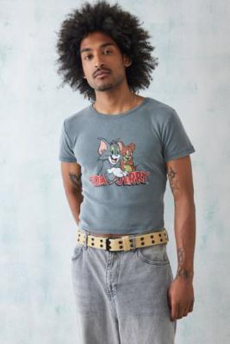 UO - T-shirt court Tom & Jerry gris foncé - Urban Outfitters - Modalova
