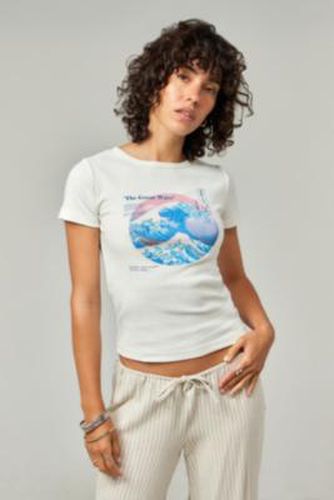 T-shirt bébé UO Hukusai par en Blanc taille: XS - Urban Outfitters - Modalova
