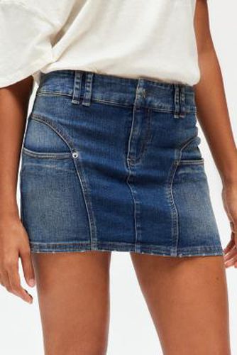 Mini-jupe en denim moto Tatiana en taille: XS - BDG - Modalova