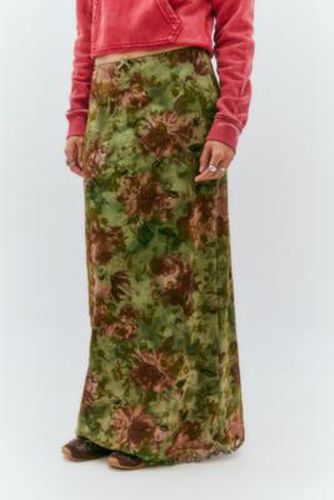 UO - Jupe longue en tulle à motif floral floqué par taille: Small - Urban Outfitters - Modalova