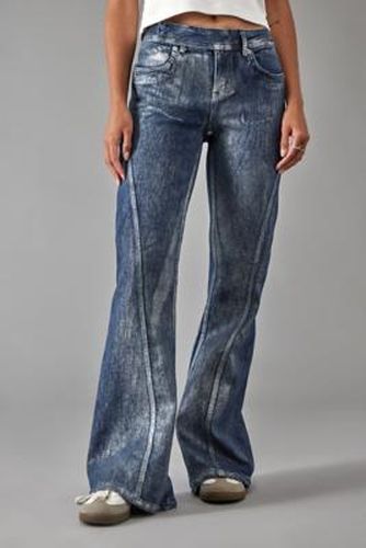 Jean évasé avec revêtement argent en taille: 26W 32L - BDG - Modalova