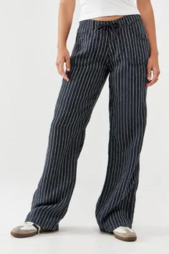 Pantalon en lin à cinq poches à petites rayures taille: XS - BDG - Modalova