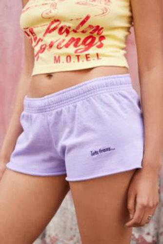 Iets frans. Ultra-Mini Jogger Shorts en Lilac taille: 2XS - iets frans... - Modalova