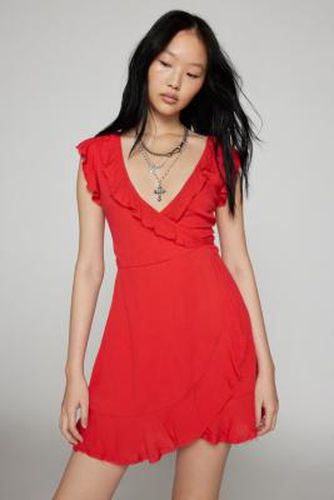 Robe portefeuille Ruby en Rouge taille: 2XS - Kimchi Blue - Modalova