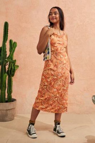 UO Printed Mallory Cowl Midi Dress - Urban Outfitters - Modalova
