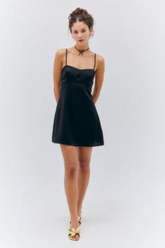 Robe courte Bella à nouer dans le dos en Noir taille: 2XS - Light Before Dark - Modalova