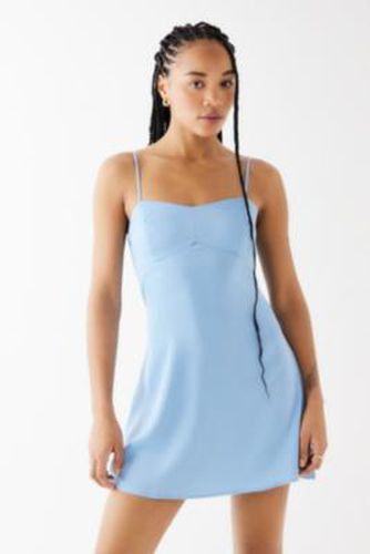 Bella Bow Tie-Back Mini Dress en Blue taille: 2XS - Light Before Dark - Modalova