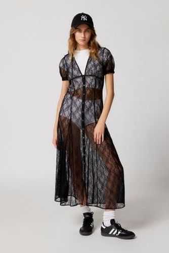 UO - Robe midi empire en dentelle Connie - Urban Outfitters - Modalova