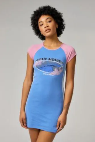 UO Hawaii Surf T-Shirt Dress par en Blue taille: 2XS - Urban Outfitters - Modalova