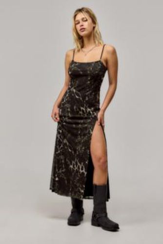 Robe longue en maille camouflage léopard UO par en taille: TTP - Urban Outfitters - Modalova