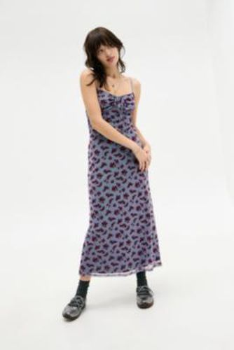 Robe longue en maille à fleurs et naud devant UO par en taille: TTP - Urban Outfitters - Modalova