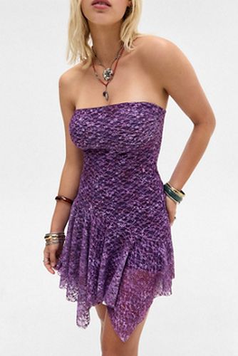 Edith Bandeau Lace Mini Dress en taille: Medium - Silence + Noise - Modalova