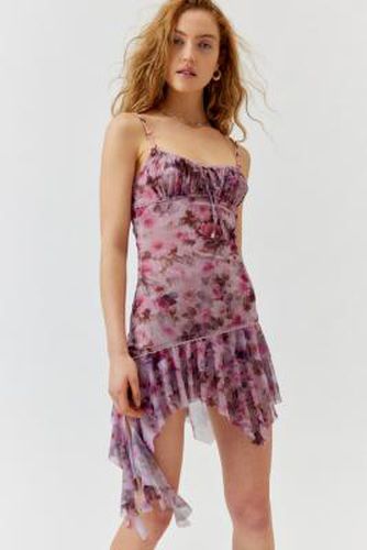Mini robe asymétrique avec boutons de rose taille: 2XS - Kimchi Blue - Modalova