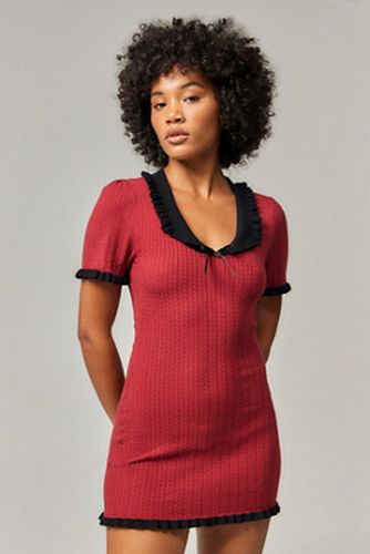 Mia Knit Collared Mini Dress en taille: Large - Kimchi Blue - Modalova