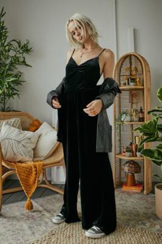 UO - Combi-pantalon en velours froncé Nova - Urban Outfitters - Modalova