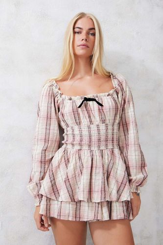 Rosie Check Playsuit en taille: TTP - Kimchi Blue - Modalova