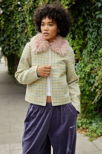 Veste Mikey avec col en fausse fourrure en taille: XS - Kimchi Blue - Modalova