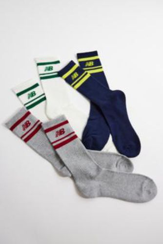 Lot de 3 Paires de Chaussettes à Cerceaux Multiples en taille: Large - New Balance - Modalova