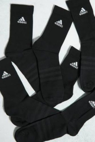 Lot de 3 chaussettes mi-hautes de sport noires - adidas - Modalova