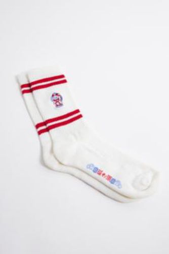 Chaussettes brodées UO Lucky Cat par en taille: TAILLE UNIQUE - Urban Outfitters - Modalova