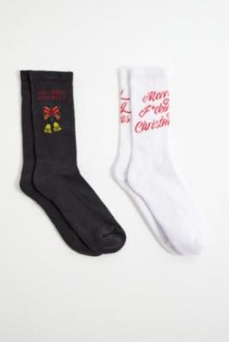 Lot de 2 Chaussettes UO Noël Grelots par en taille: TAILLE UNIQUE - Urban Outfitters - Modalova