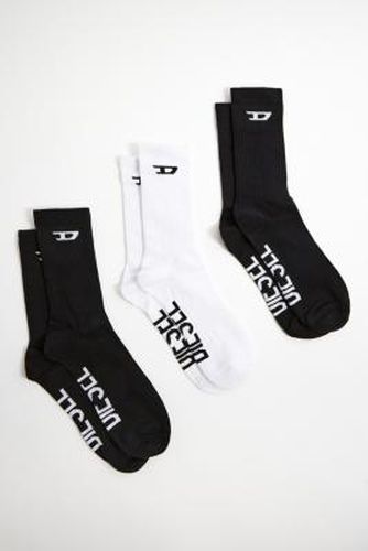 Lot de 3 paires de chaussettes Skm-Trops noir et blanc en Variées - Diesel - Modalova