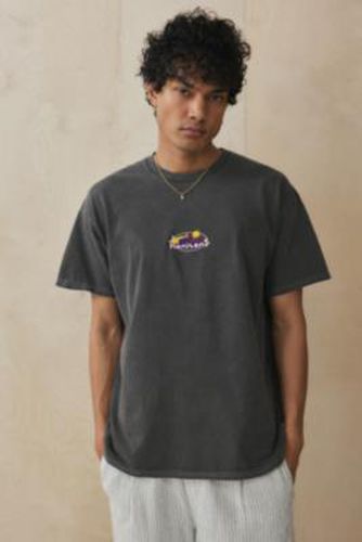 UO - T-shirt brodé Horizon noir délavé par taille: 2XS - Urban Outfitters - Modalova
