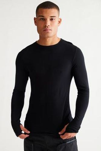 T-shirt sans coutures à manches longues noir - Standard Cloth - Modalova