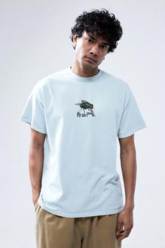 UO - T-shirt Fly As F*ck par en Crème taille: 2XS - Urban Outfitters - Modalova