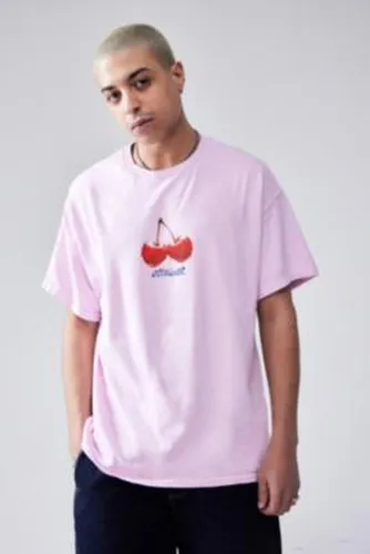 UO - T-shirt motif cerise rose par taille: 2XS - Urban Outfitters - Modalova