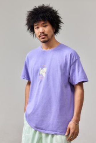 T-shirt UO Chat Violet par taille: 2XS - Urban Outfitters - Modalova