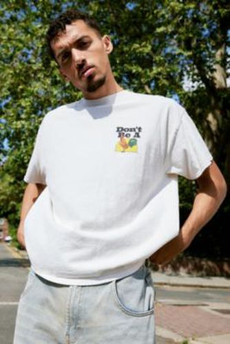 UO - T-shirt Don't Be A C*ck écru par en Crème taille: 2XS - Urban Outfitters - Modalova