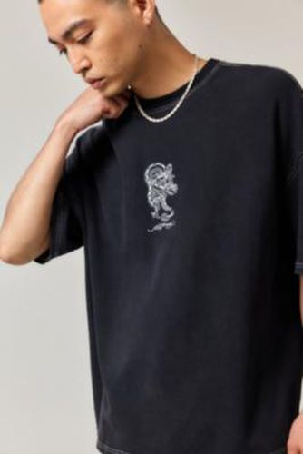 T-shirt UO Exclusif Noir Gaufré Dragon Soul en taille: XS - Ed Hardy - Modalova