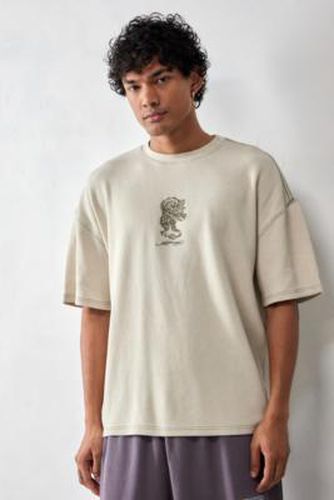 T-shirt Dragon Soul gaufré, exclusivité UO en Ivoire taille: Medium - Ed Hardy - Modalova