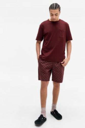 Ensemble de Détente Manches Courtes Bordeaux en taille: Small - Calvin Klein - Modalova