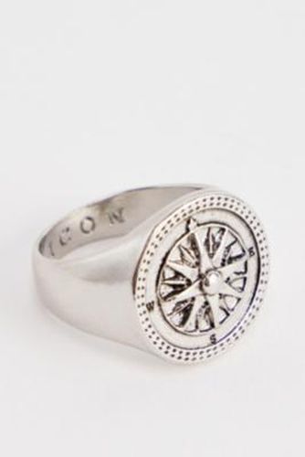 Bague Chevalière Boussole en taille: Medium - Icon Brand - Modalova