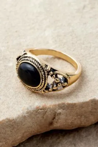 Bague pierre noire en taille: Large - Silence + Noise - Modalova