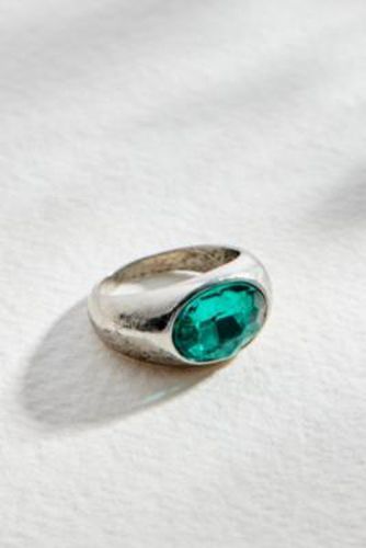 Bague Verte Gemme en taille: Large - Silence + Noise - Modalova