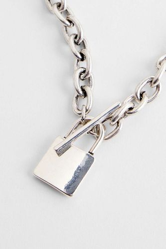 Lock Chain Pendant Choker Necklace en taille: TAILLE UNIQUE - Silence + Noise - Modalova