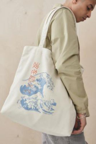 Sac fourre-tout en velours côtelé UO Ecru La Grande Vague par en taille: TAILLE UNIQUE - Urban Outfitters - Modalova